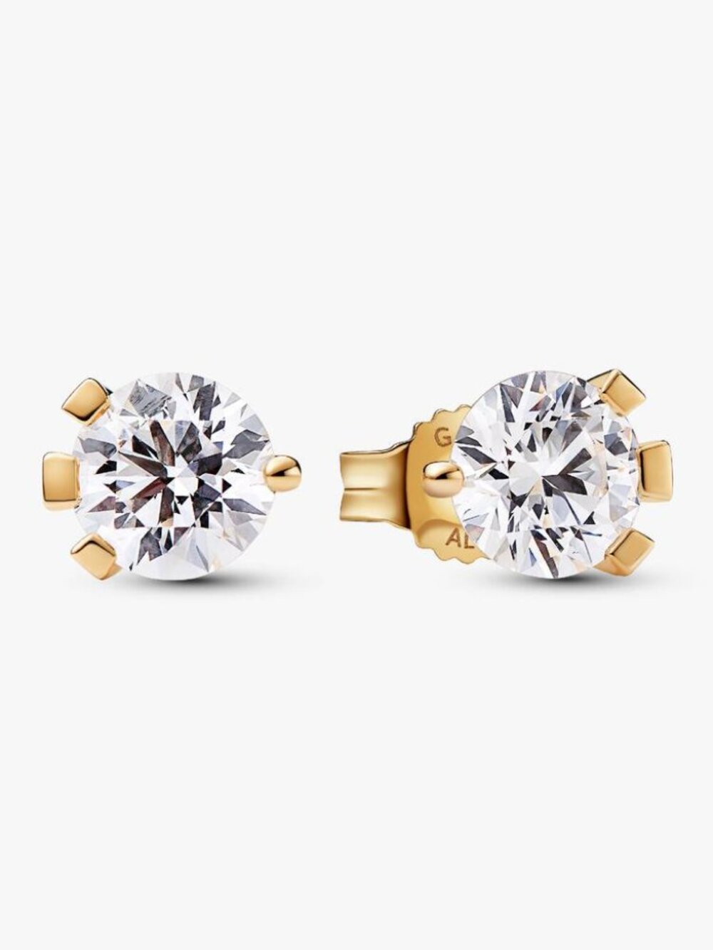 Pandora Nova 14k Gold Lab-grown Diamond Earrings